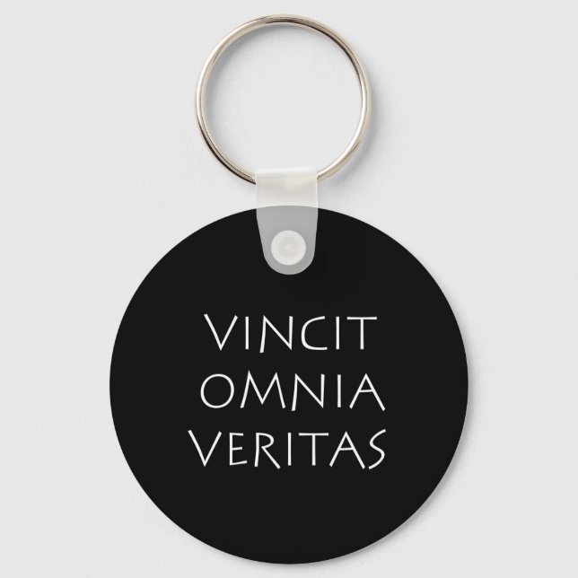 Vincit omnia veritas keychain (Front)
