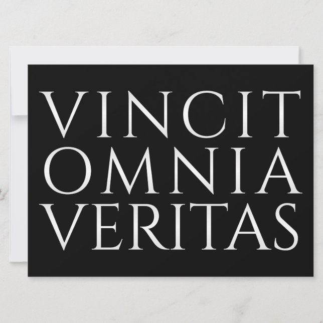 VINCIT OMNIA VERITAS - Light (Front)