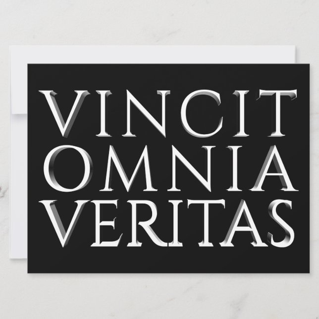 VINCIT OMNIA VERITAS - Light (Front)