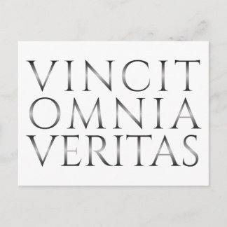 VINCIT OMNIA VERITAS - Light Holiday Postcard