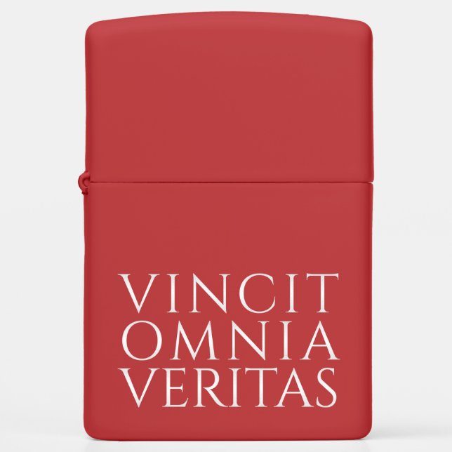 VINCIT OMNIA VERITAS ZIPPO LIGHTER (Front)
