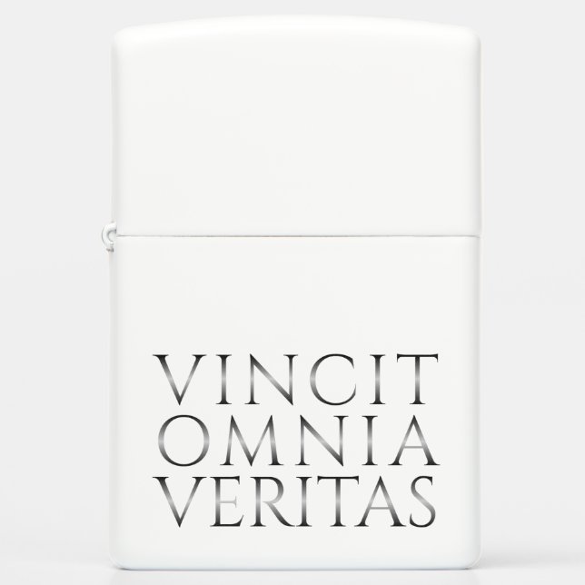 VINCIT OMNIA VERITAS ZIPPO LIGHTER (Front)