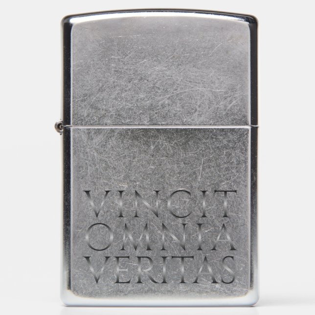 VINCIT OMNIA VERITAS ZIPPO LIGHTER (Front)