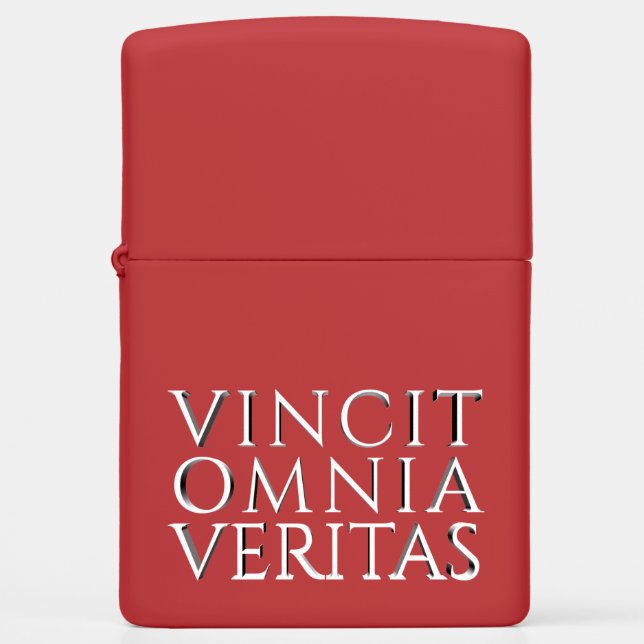 VINCIT OMNIA VERITAS ZIPPO LIGHTER (Front)
