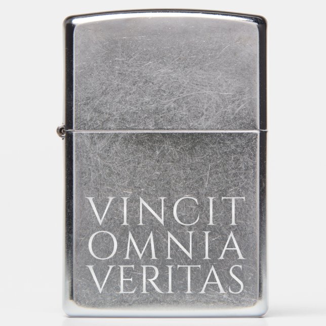 VINCIT OMNIA VERITAS ZIPPO LIGHTER (Front)