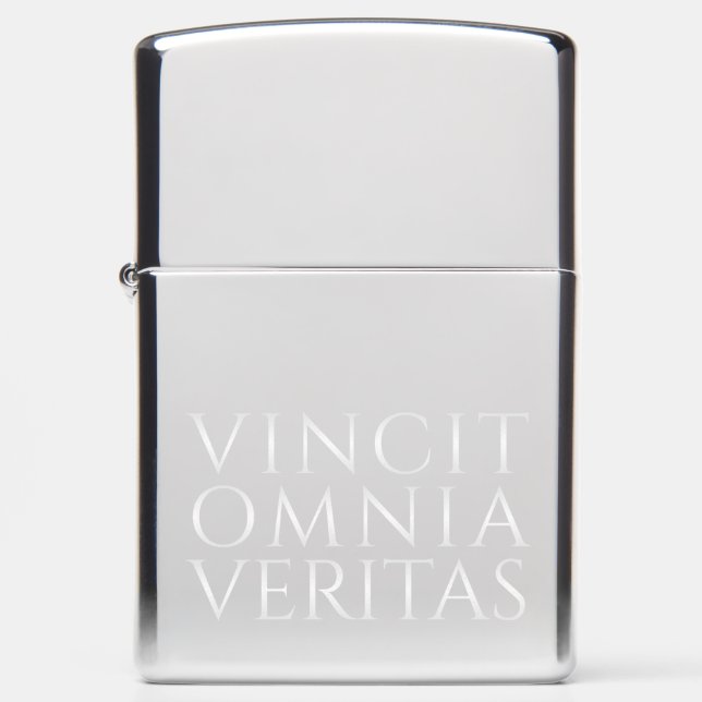 VINCIT OMNIA VERITAS ZIPPO LIGHTER (Front)