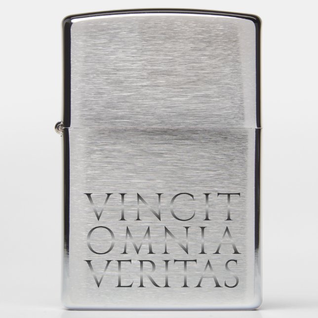 VINCIT OMNIA VERITAS ZIPPO LIGHTER (Front)