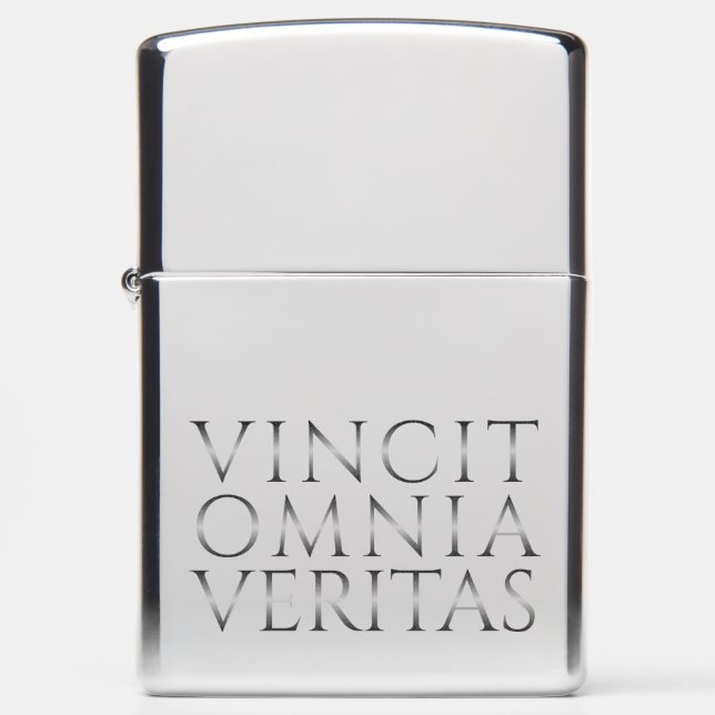 VINCIT OMNIA VERITAS ZIPPO LIGHTER (Front)
