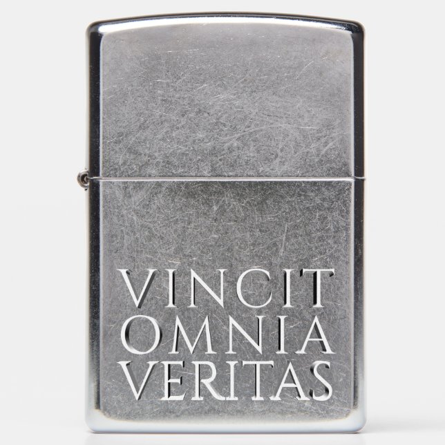 VINCIT OMNIA VERITAS ZIPPO LIGHTER (Front)
