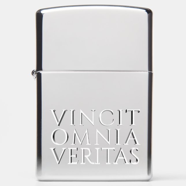 VINCIT OMNIA VERITAS ZIPPO LIGHTER (Front)