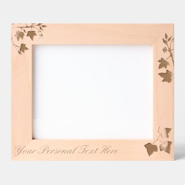 Vine branches and leaves engraved frames (Front)