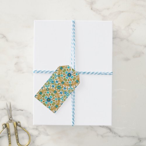 Vine by William Morris, Vintage Textile Art Gift Tags