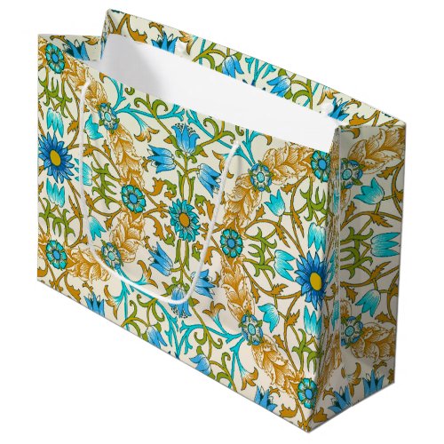 Vine by William Morris, Vintage Textile Art Large Gift Bag
