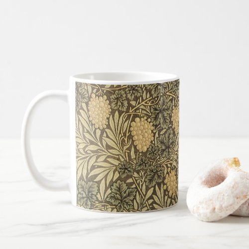Vine by William Morris Vintage Textile Patterns Coffee Mug