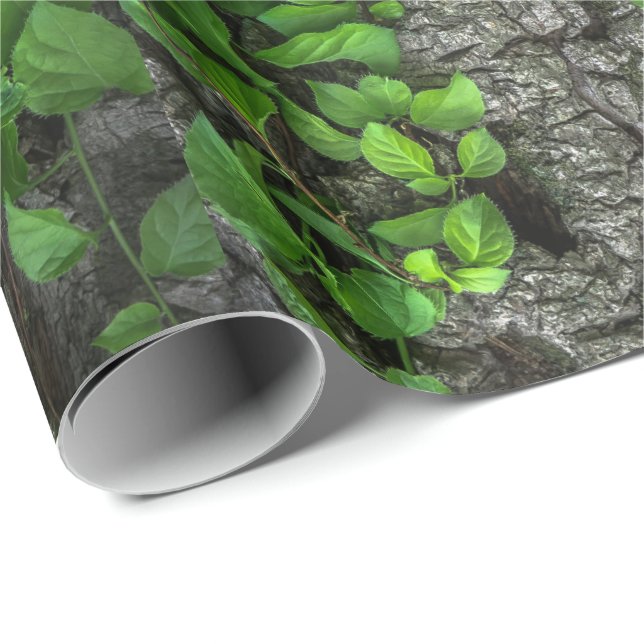 Vine covered tree wrapping paper (Roll Corner)