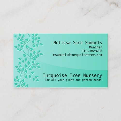 Vine Leave Nature Business Card