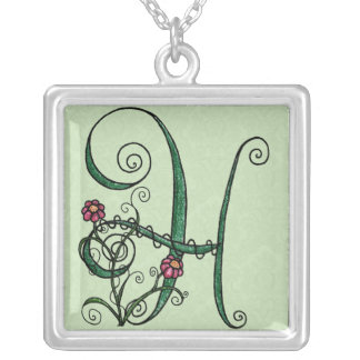 'Vine Letter H' Necklace