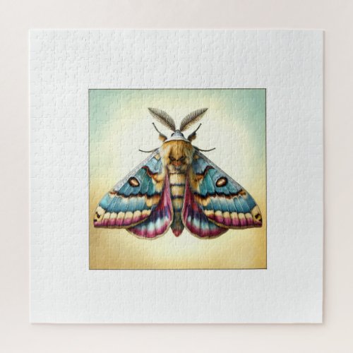 Vine Moth IREF1104 _ Watercolor Jigsaw Puzzle