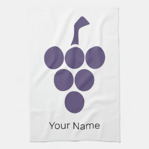 Vine Or Wine For Grape And Grapevine Sommelier Kitchen Towel
