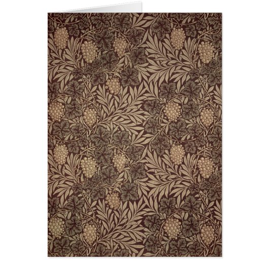 'Vine' wallpaper design, 1873 Cards (Front)