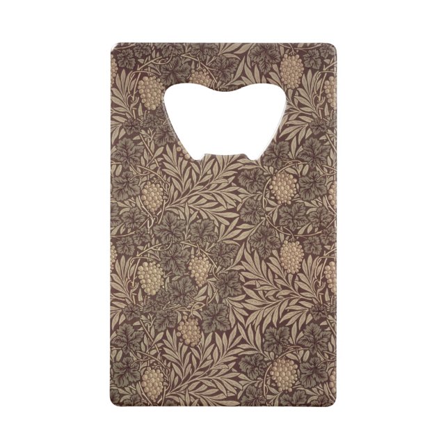 'Vine' wallpaper design, 1873 Credit Card Bottle Opener (Front)