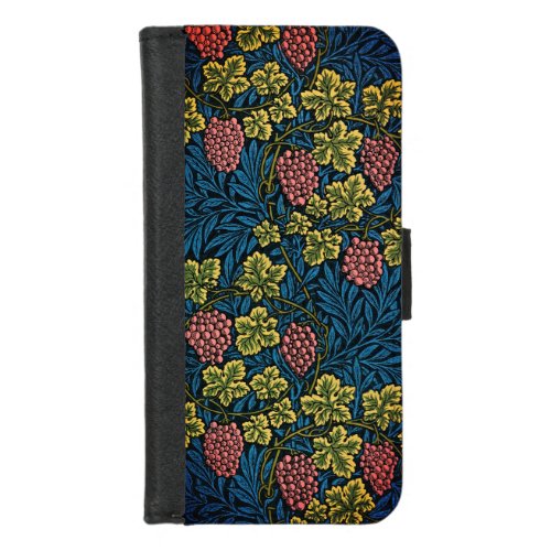 Vine William Morris Aesthetic Vintage Artwork iPhone 87 Wallet Case