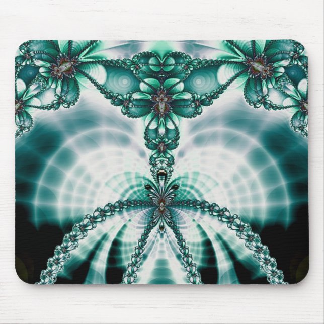vined butterfly gate mouse pad (Front)