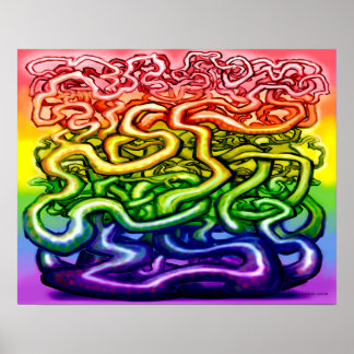 Vines LGBQT Rainbow Poster