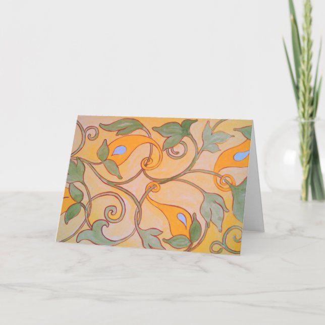 Vines on gold card (Front)