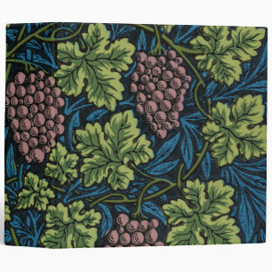Vines Pattern, William Morris 3 Ring Binder