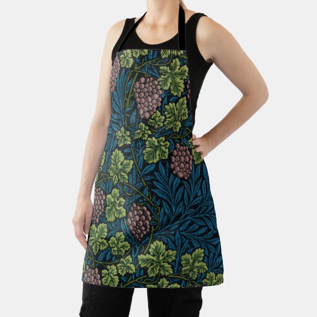 Vines Pattern, William Morris Apron (Insitu)