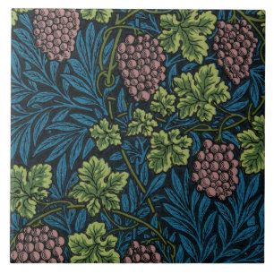 Vines Pattern, William Morris Ceramic Tile
