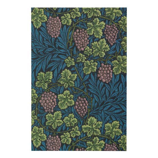 Vines Pattern, William Morris Faux Canvas Print (Front)