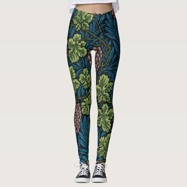 Vines Pattern, William Morris Leggings (Front)