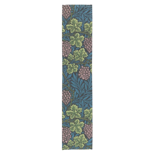 Vines Pattern, William Morris Short Table Runner (Front)