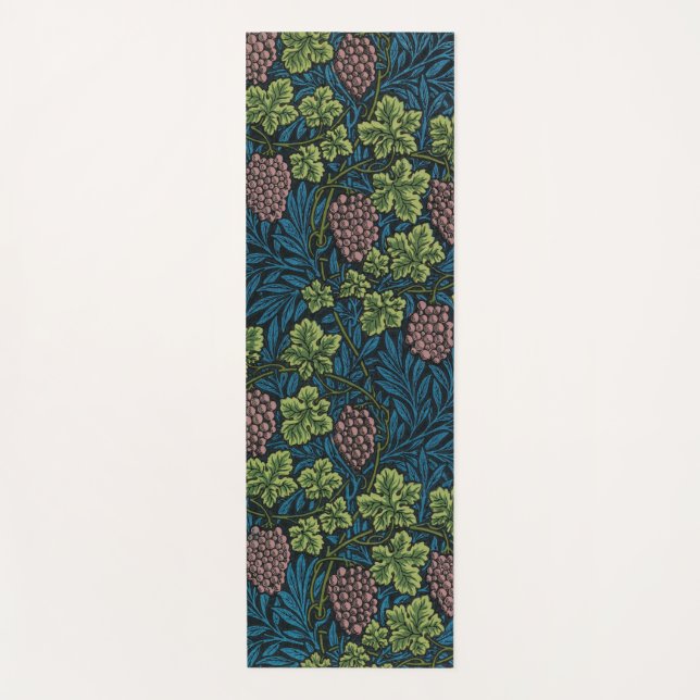 Vines Pattern, William Morris Yoga Mat (Front)