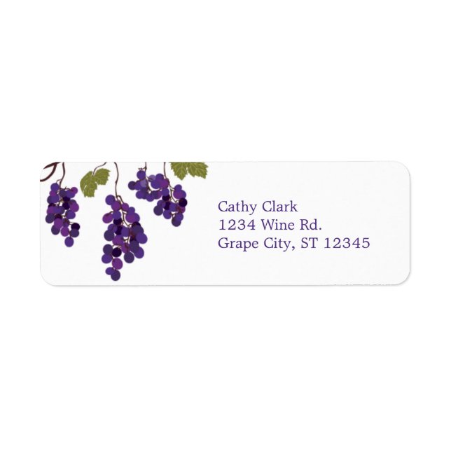 Vineyard Address Label (Front)