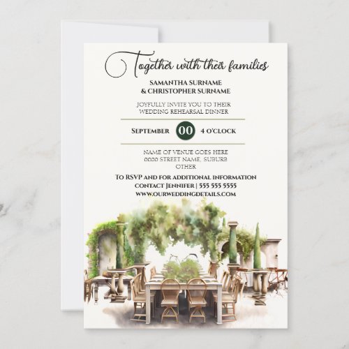 Vineyard al fresco dining luxurious dinner wine  invitation