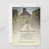 Vineyard and Rustic Red Barn Wedding Save the Date (Front)