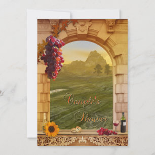 Vineyard Fall Couple's Shower Invitation