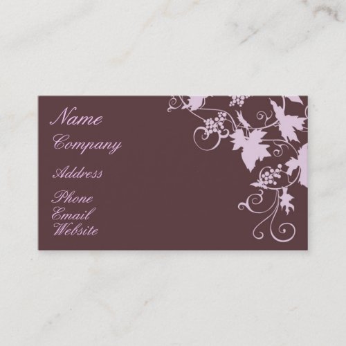 Vineyard Glory Business Card Template