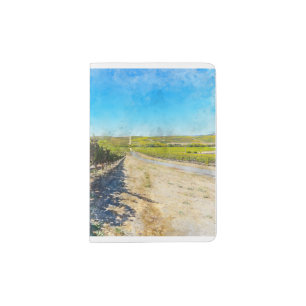 Vineyard in Napa Valley California Passport Holder