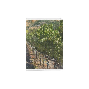Vineyard in Napa Valley California Passport Holder