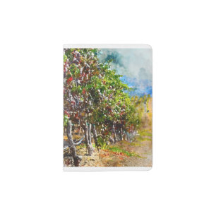 Vineyard in Napa Valley California Passport Holder