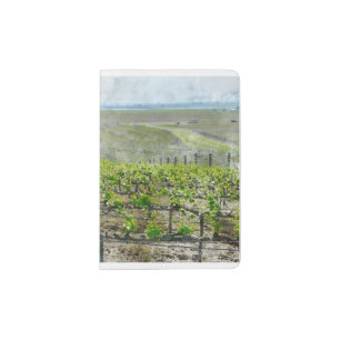Vineyard in Napa Valley California Passport Holder