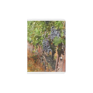 Vineyard in Napa Valley California Passport Holder