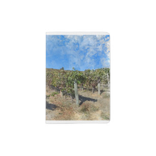 Vineyard in Napa Valley California Passport Holder