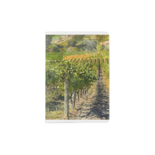 Vineyard in Napa Valley California Passport Holder