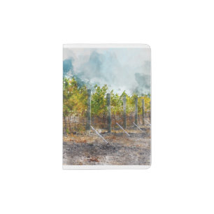 Vineyard in Napa Valley California Passport Holder