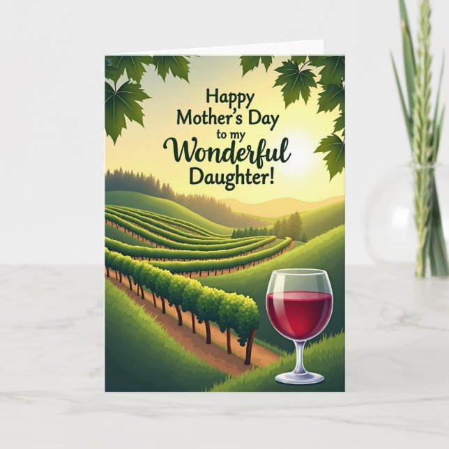 Vineyard Mothers Day Card (Front)